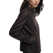 Desigual Brown Leather Jacket