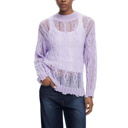 Desigual Purple Polyamide Sweatshirt