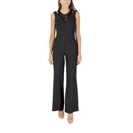 Rinascimento Black Polyester Jumpsuit