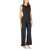 Rinascimento Black Polyester Jumpsuit