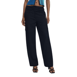 Desigual Black Polyester Casual Pants