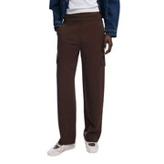 Desigual Brown Polyester Casual Pants