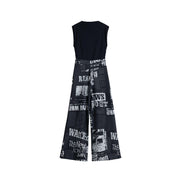 Desigual Black Polyester Rompers