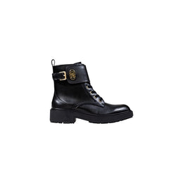 Liu Jo Black Artificial Leather Lace-Up Boots