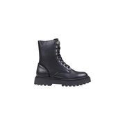 Alviero Martini Prima Classe Black Polyethylene Lace-Up Boots