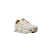 Alviero Martini Prima Classe White Polyethylene Platform Sneakers