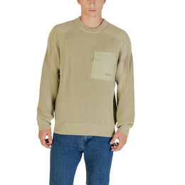 Hugo Boss Green Cotton Sweatshirt