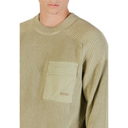 Hugo Boss Green Cotton Sweatshirt