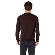 Lacoste Brown Wool Sweatshirt