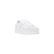 Tommy Hilfiger Jeans White Artificial Leather Platform Sneakers