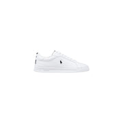 Ralph Lauren White Leather Low Top Sneakers