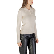 Jacqueline De Yong Beige Viscose Sweatshirt