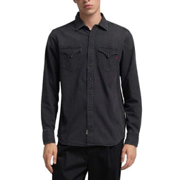 Replay Black Cotton Shirt