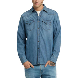 Replay Blue Denim Shirt