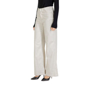Liu Jo Beige Cotton Casual Pants