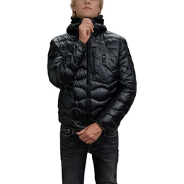 Blauer Black Polyamide Full-Length Jacket