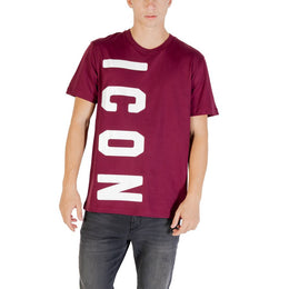 Icon Bordeaux Cotton T-Shirt