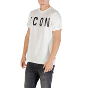 Icon Black And White Cotton T-Shirt