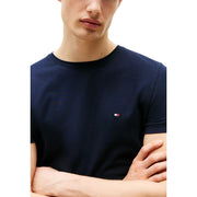 Tommy Hilfiger Jeans Blue Cotton T-Shirt