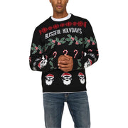 Only & Sons Black Marabou Sweatshirt