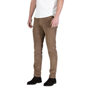 Borghese Brown Cotton Casual Pants