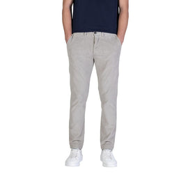 Borghese Gray Cotton Casual Pants