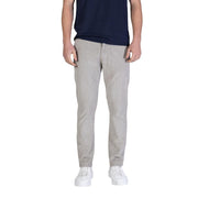 Borghese Gray Cotton Casual Pants