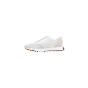 Diesel White Leather Athletic Sneakers