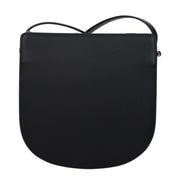 A.P.C. Black Leather Crossbody Bag