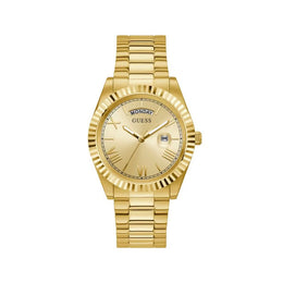 Guess Gold Stainless Steel Dress Watch