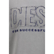 Diesel Gray Cotton Sweatshirt