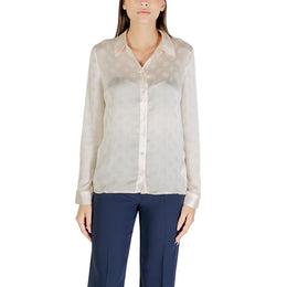 Guess Beige Polyester Blouse