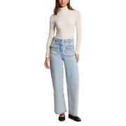 Morgan De Toi Beige Viscose Turtleneck