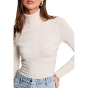 Morgan De Toi Beige Viscose Turtleneck