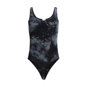 Wolford Black Cotton Bodysuit