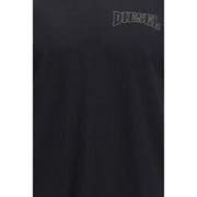 Diesel Black Cotton T-Shirt