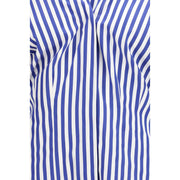 Givenchy Blue Cotton Pattern Shirt