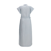 Jacob Cohen Blue Copper Long Dress