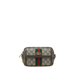 Gucci Brown Polyester Shoulder Bag