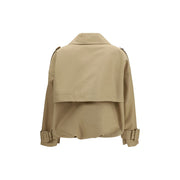 PINKO Beige Cotton Trench Coat