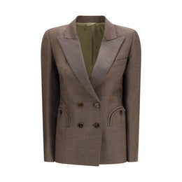 Blazé Milano Brown Fleece Wool Blazer
