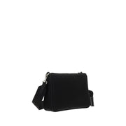 Prada Black Calf Leather Bos Taurus Shoulder Bag