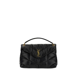 Saint Laurent Black Lamb Leather Shoulder Bag