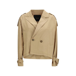 PINKO Beige Cotton Trench Coat