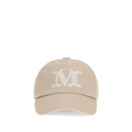 Max Mara Beige Cotton Cap (Baseball Hat)