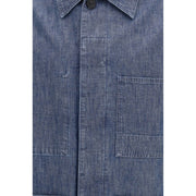 Jil Sander Blue Cotton Denim Jacket