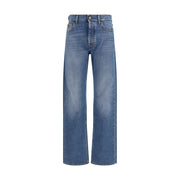 Jacob Cohen Blue Cotton Straight-Leg Jeans