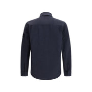 Stone Island Blue Cotton Jackets And Coat