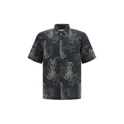 Our Legacy Gray Cotton Pattern Shirt
