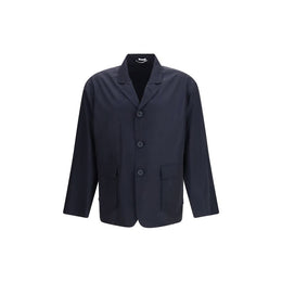 Thom Browne Blue Polyester Coat